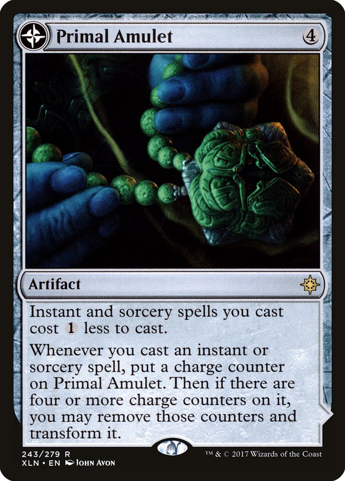 Primal Amulet // Primal Wellspring [Ixalan] | Webway Games