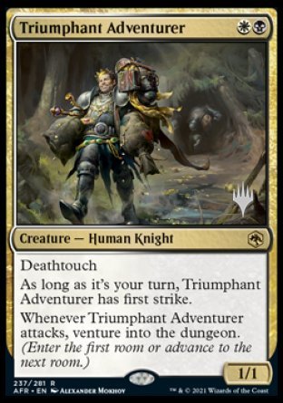 Triumphant Adventurer (Promo Pack) [Dungeons & Dragons: Adventures in the Forgotten Realms Promos] | Webway Games