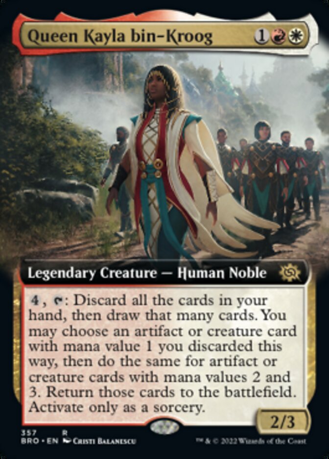 Queen Kayla bin-Kroog (Extended Art) [The Brothers' War] | Webway Games