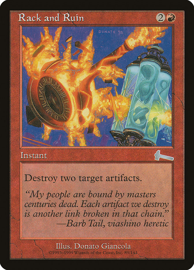 Rack and Ruin [Urza's Legacy] | Webway Games