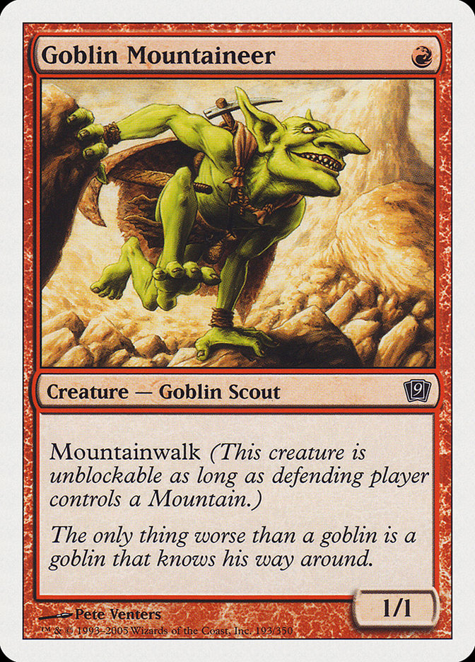 Goblin Mountaineer [Ninth Edition] | Webway Games