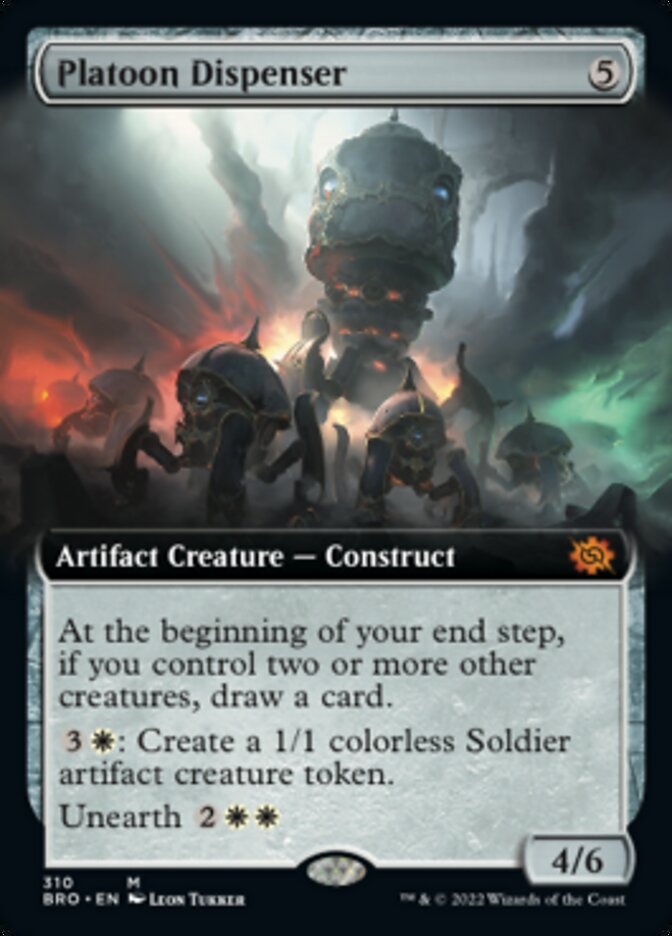 Platoon Dispenser (Extended Art) [The Brothers' War] | Webway Games