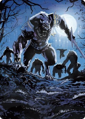 Tovolar, the Midnight Scourge 2 Art Card [Innistrad: Midnight Hunt Art Series] | Webway Games