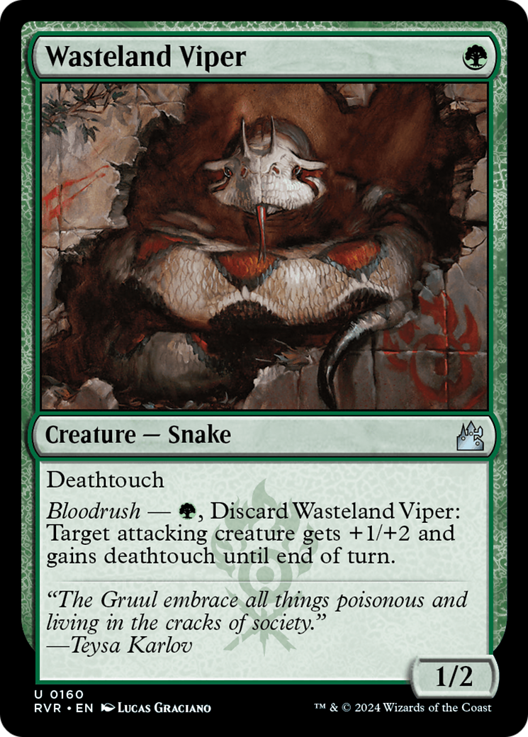 Wasteland Viper [Ravnica Remastered] | Webway Games