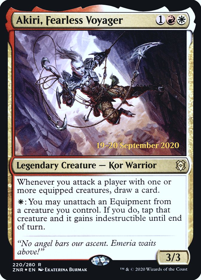 Akiri, Fearless Voyager  [Zendikar Rising Prerelease Promos] | Webway Games