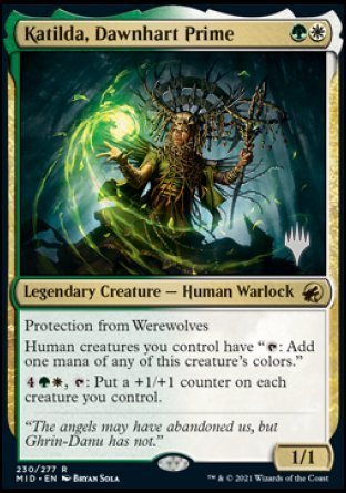 Katilda, Dawnhart Prime (Promo Pack) [Innistrad: Midnight Hunt Promos] | Webway Games