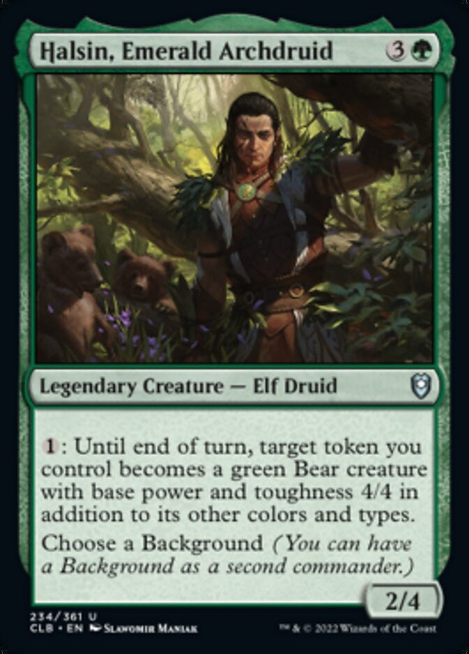 Halsin, Emerald Archdruid [Commander Legends: Battle for Baldur's Gate] | Webway Games