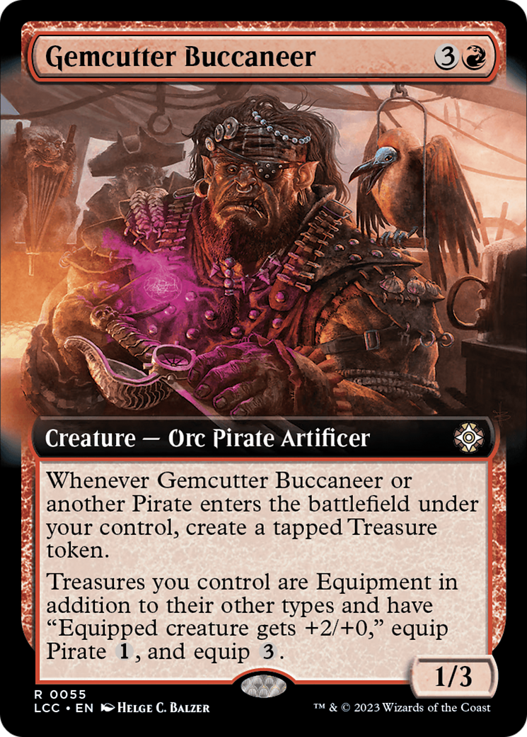 Gemcutter Buccaneer (Extended Art) [The Lost Caverns of Ixalan Commander] | Webway Games