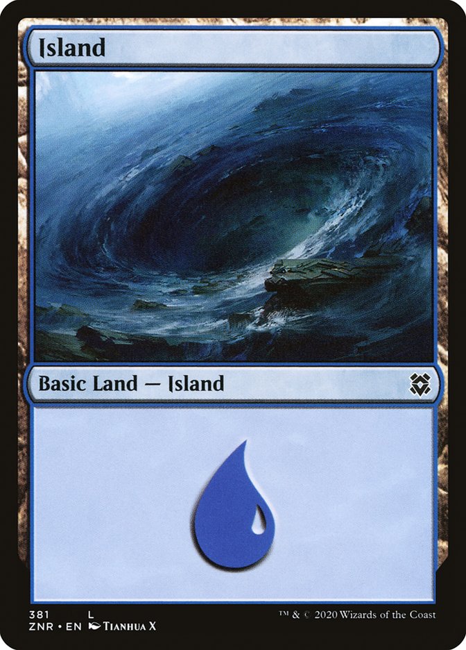 Island (381) [Zendikar Rising] | Webway Games