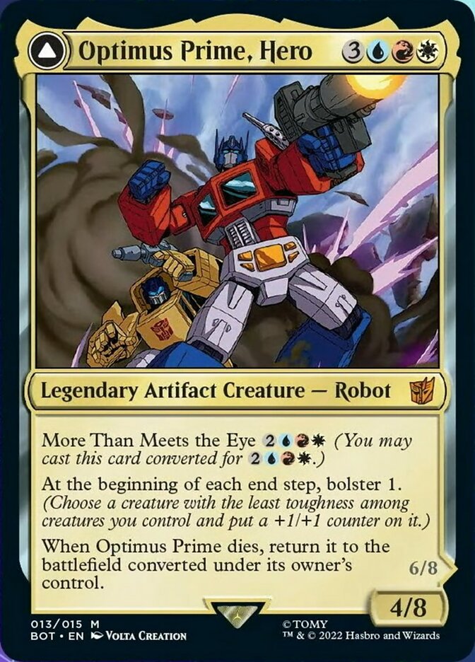Optimus Prime, Hero // Optimus Prime, Autobot Leader [Universes Beyond: Transformers] | Webway Games