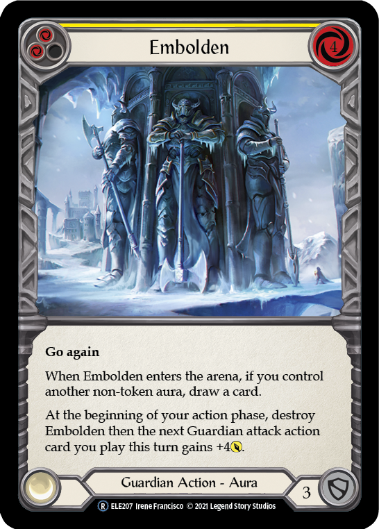 Embolden (Yellow) [U-ELE207] Unlimited Rainbow Foil | Webway Games