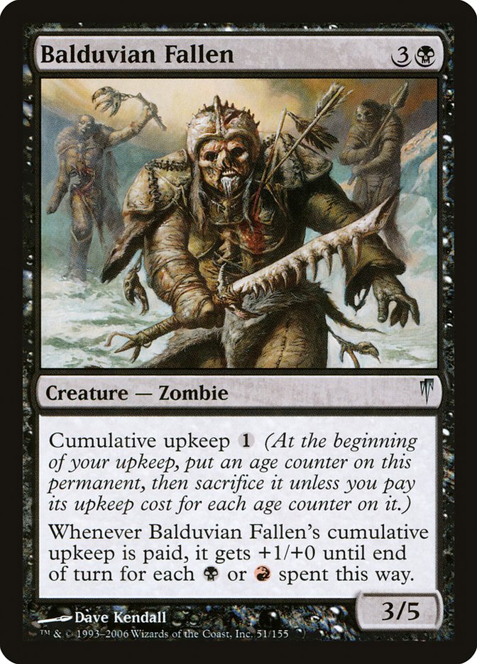 Balduvian Fallen [Coldsnap] | Webway Games