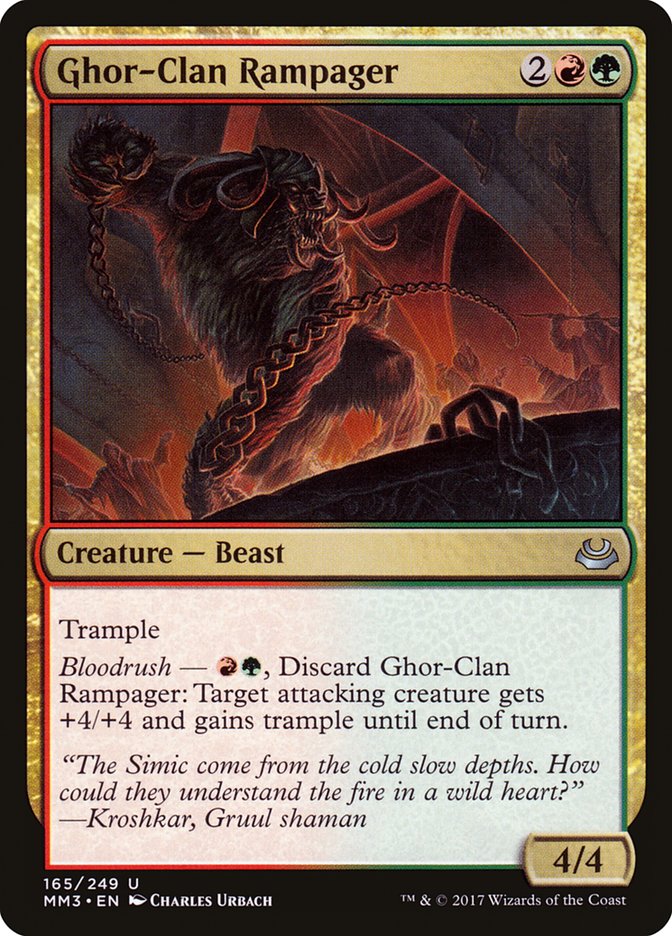 Ghor-Clan Rampager [Modern Masters 2017] | Webway Games