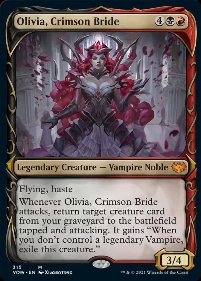 Olivia, Crimson Bride (Showcase Fang Frame) [Innistrad: Crimson Vow] | Webway Games