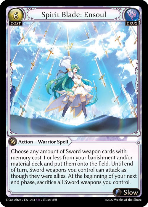 Spirit Blade: Ensoul (253) [Dawn of Ashes: Alter Edition] | Webway Games
