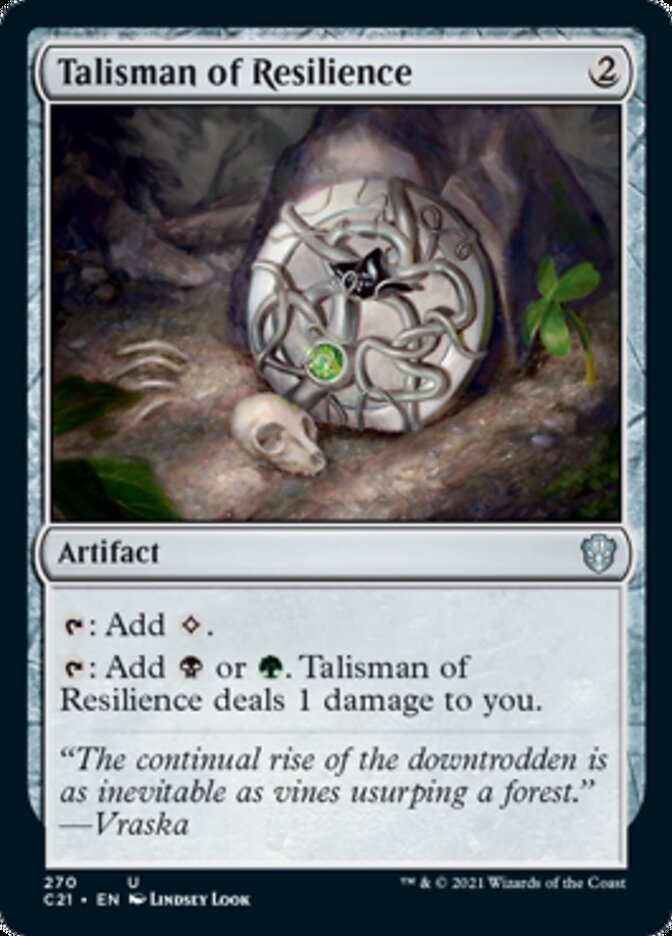 Talisman of Resilience [Commander 2021] | Webway Games