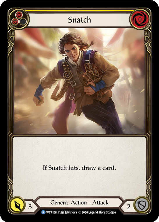 Snatch (Yellow) [U-WTR168] (Welcome to Rathe Unlimited)  Unlimited Rainbow Foil | Webway Games
