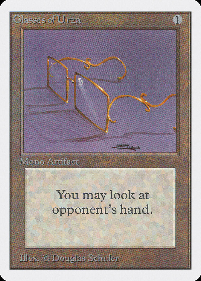 Glasses of Urza [Unlimited Edition] | Webway Games