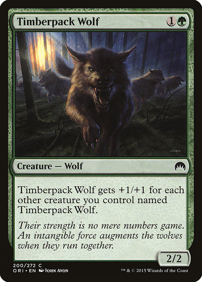 Timberpack Wolf [Magic Origins] | Webway Games