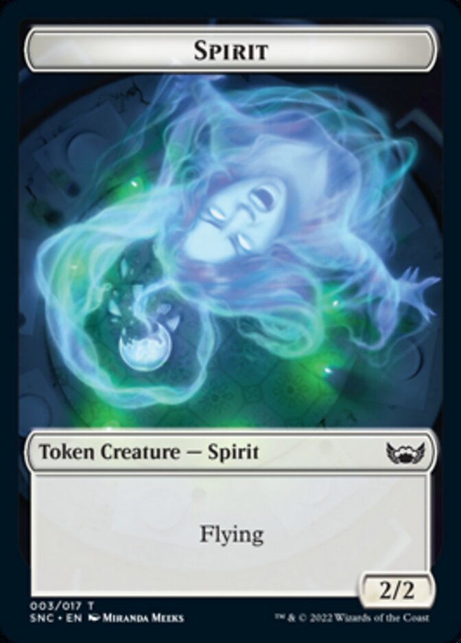 Devil // Spirit Double-sided Token [Streets of New Capenna Tokens] | Webway Games