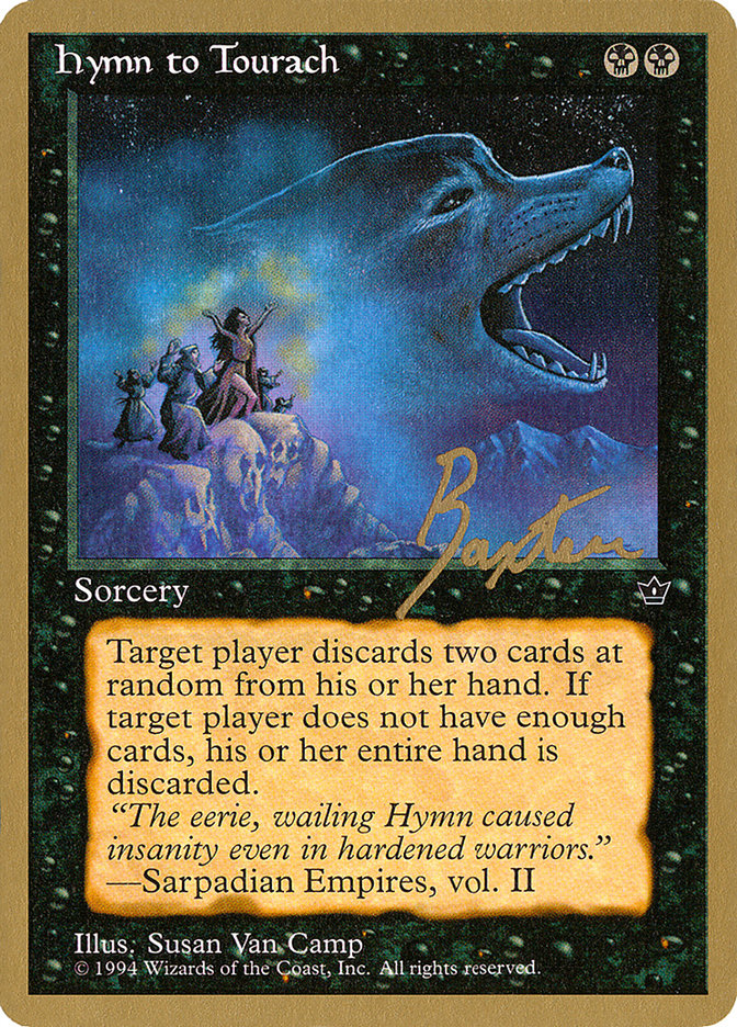 Hymn to Tourach (Wolf) (George Baxter) [Pro Tour Collector Set] | Webway Games