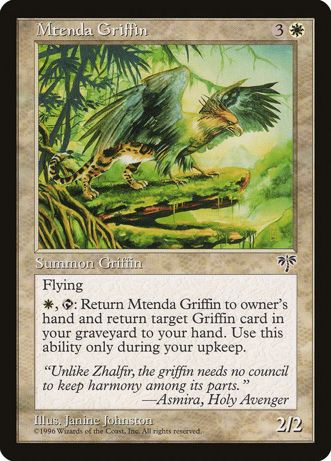 Mtenda Griffin [Mirage] | Webway Games
