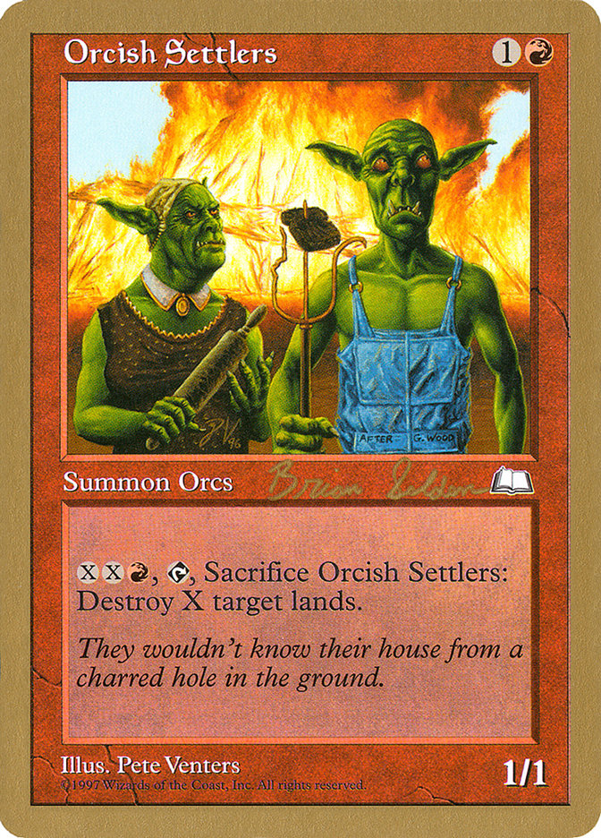 Orcish Settlers (Brian Selden) [World Championship Decks 1998] | Webway Games