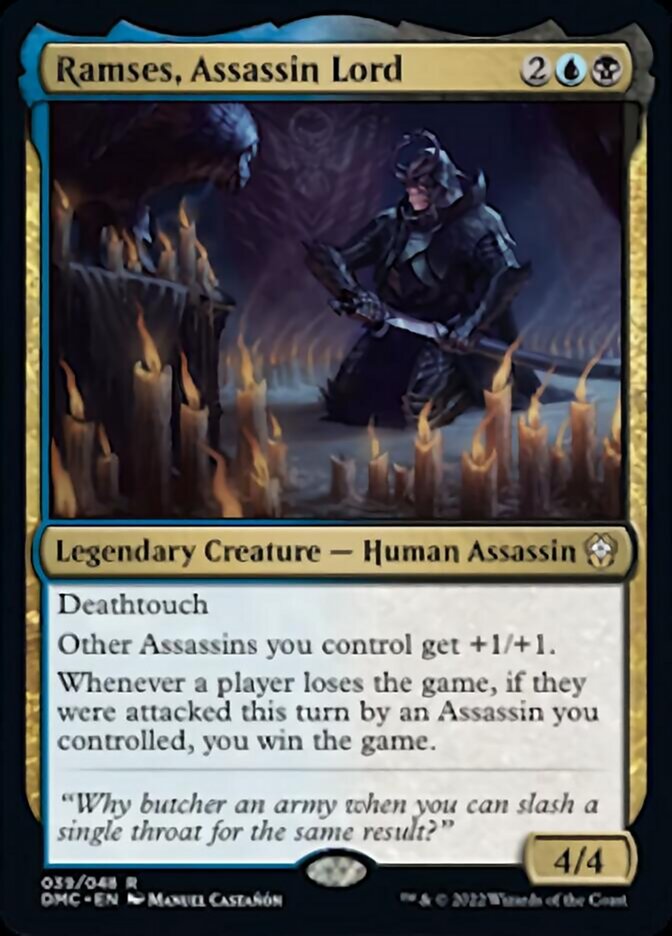 Ramses, Assassin Lord [Dominaria United Commander] | Webway Games