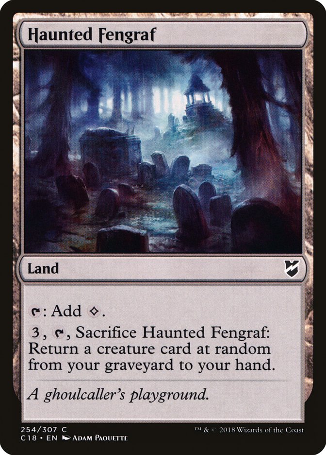 Haunted Fengraf [Commander 2018] | Webway Games