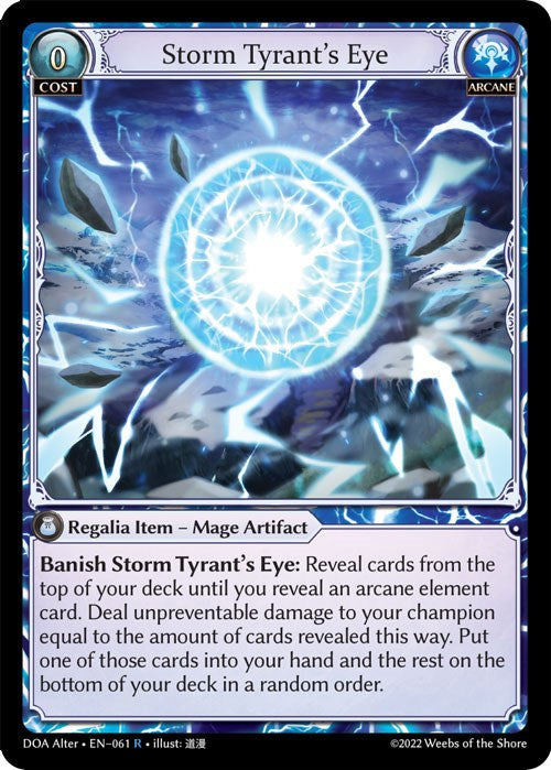 Storm Tyrant's Eye (061) [Dawn of Ashes: Alter Edition] | Webway Games