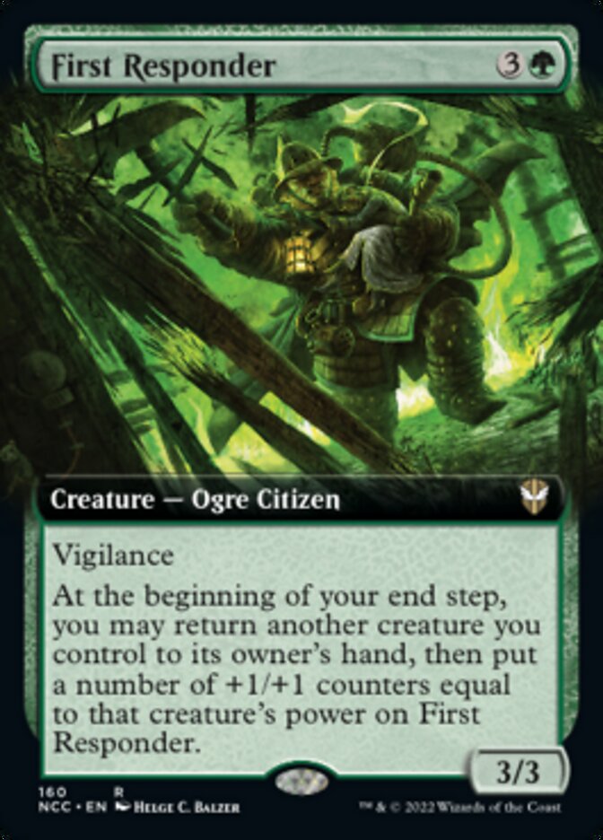 First Responder (Extended Art) [Streets of New Capenna Commander] | Webway Games