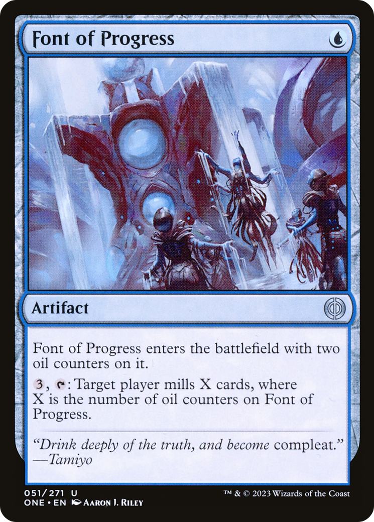 Font of Progress [Phyrexia: All Will Be One] | Webway Games