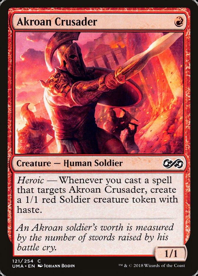Akroan Crusader [Ultimate Masters] | Webway Games