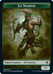 Soldier // Elf Warrior Double-Sided Token [Game Night: Free-for-All Tokens] | Webway Games