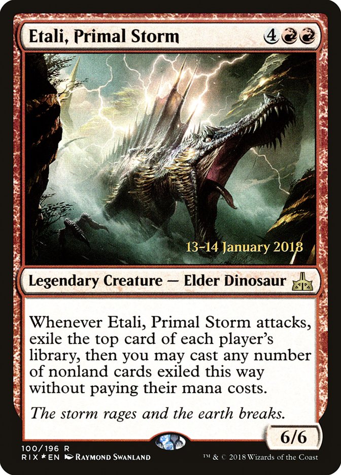 Etali, Primal Storm (Prerelease) [Rivals of Ixalan Prerelease Promos] | Webway Games