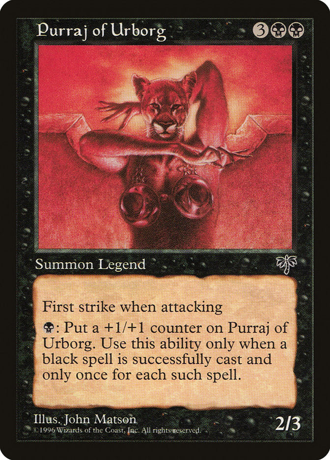 Purraj of Urborg [Mirage] | Webway Games