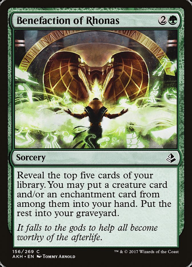 Benefaction of Rhonas [Amonkhet] | Webway Games