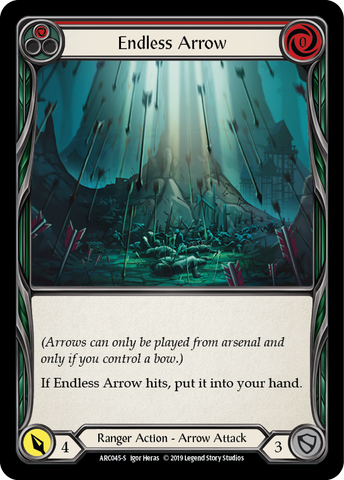 Endless Arrow [ARC045-S] 1st Edition Rainbow Foil