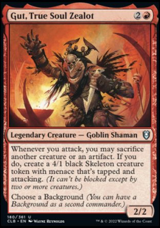 Gut, True Soul Zealot [Commander Legends: Battle for Baldur's Gate] | Webway Games