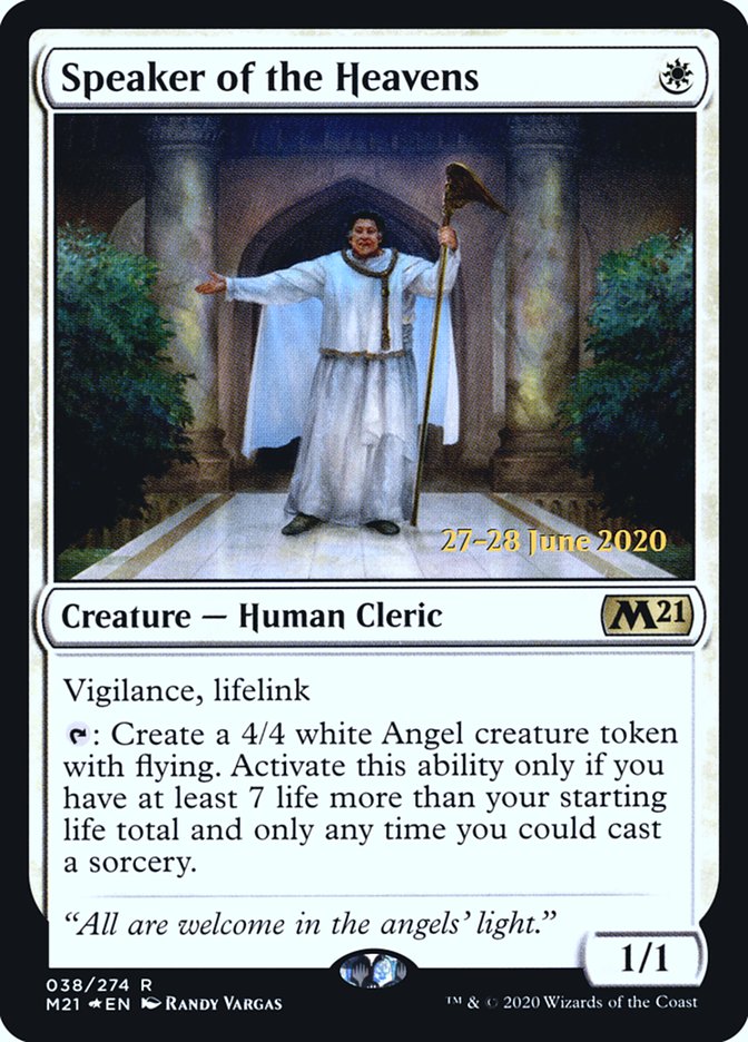 Speaker of the Heavens  [Core Set 2021 Prerelease Promos] | Webway Games