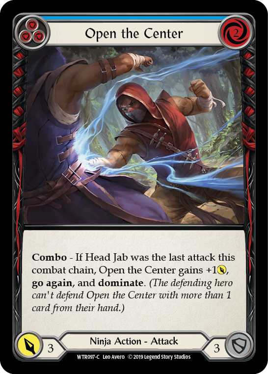 Open the Center (Blue) [WTR097-C] Alpha Print Normal | Webway Games