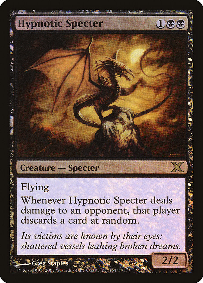 Hypnotic Specter (Premium Foil) [Tenth Edition] | Webway Games