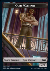 Ogre Warrior // Citizen Double-sided Token [Streets of New Capenna Tokens] | Webway Games