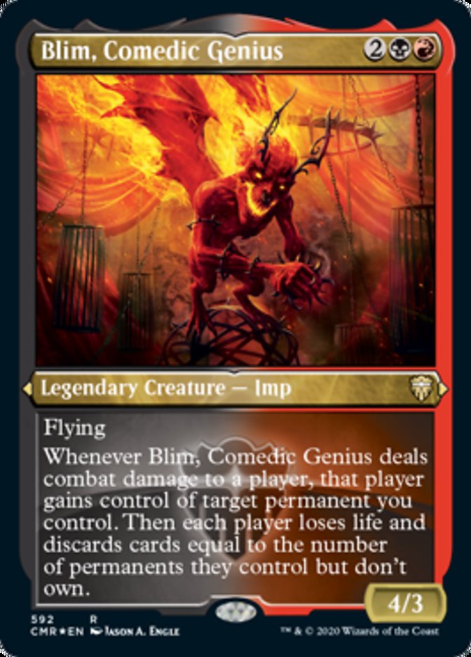 Blim, Comedic Genius [Commander Legends Etched] | Webway Games