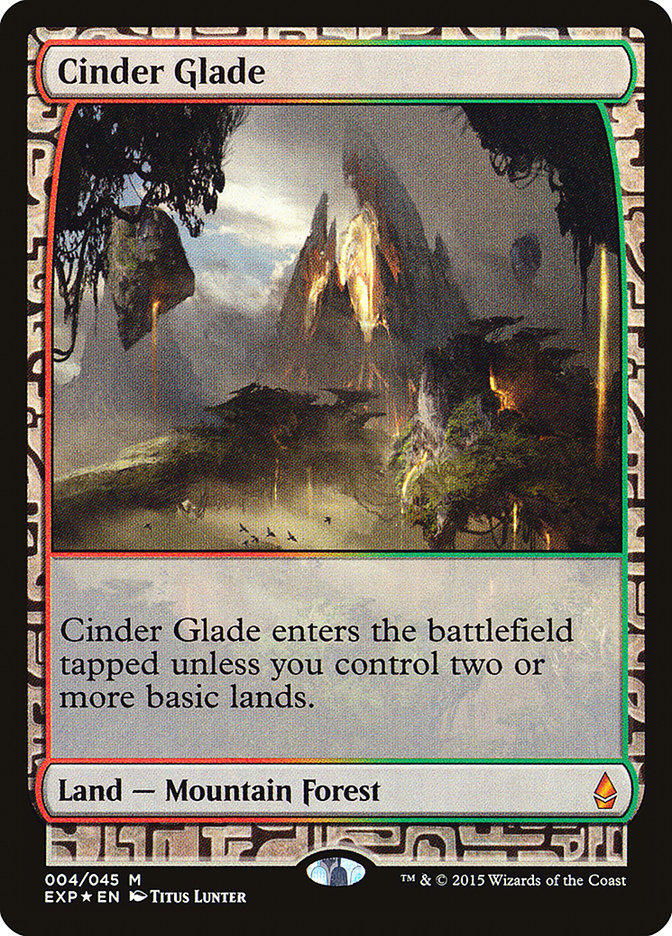 Cinder Glade [Zendikar Expeditions] | Webway Games