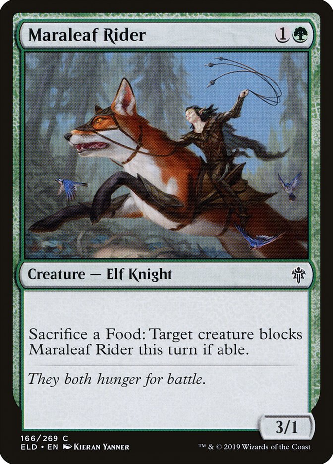 Maraleaf Rider [Throne of Eldraine] | Webway Games