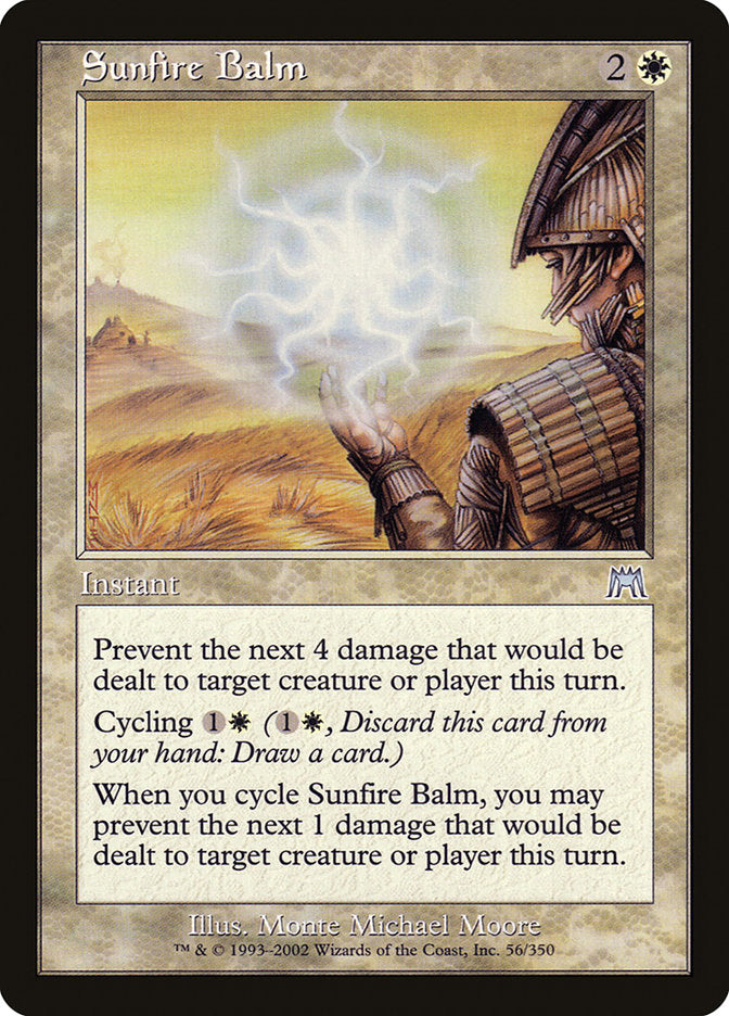 Sunfire Balm [Onslaught] | Webway Games