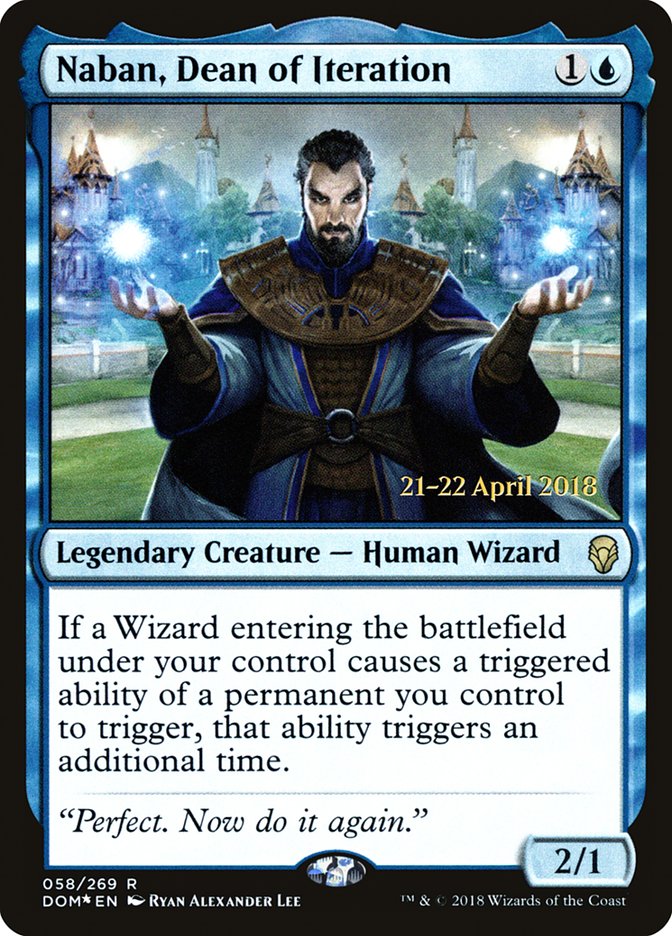 Naban, Dean of Iteration  (Prerelease) [Dominaria Prerelease Promos] | Webway Games