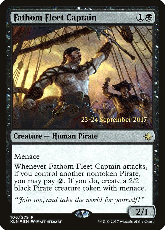 Fathom Fleet Captain  (Prerelease) [Ixalan Prerelease Promos] | Webway Games