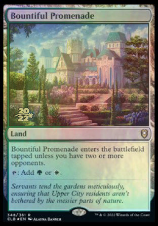 Bountiful Promenade [Commander Legends: Battle for Baldur's Gate Prerelease Promos] | Webway Games